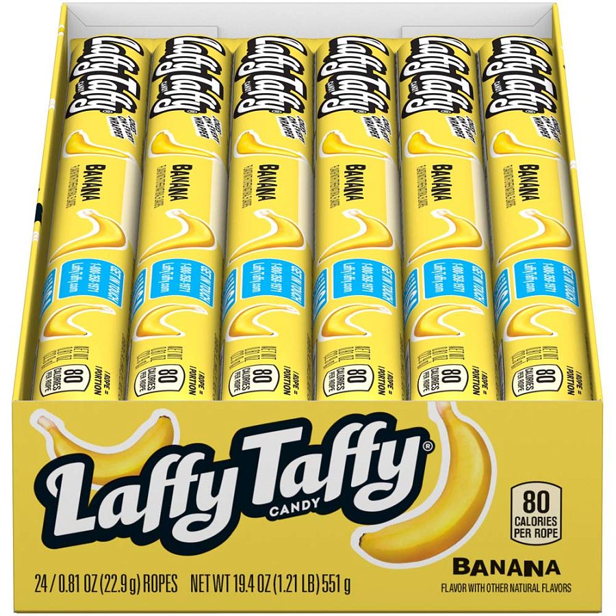 Laffy Taffy Banana Ropes 24 count
