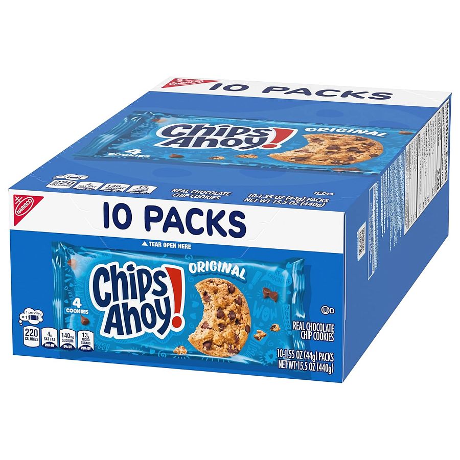 Chips Ahoy Single Serve Tray 1.55oz 10ct