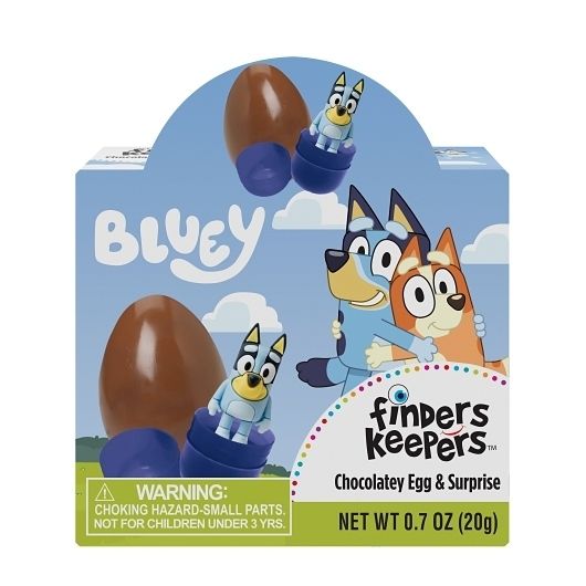 Finders Keepers Bluey Chocolately Egg & Surprise Box 6ct