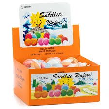 Gerrit Satellite Wafers Sour Powder 240 Pieces 10.5 Ounce Box
