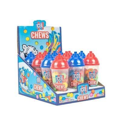 Icee Chews Gummy Candy Cup 12 Count 1.76 Ounce Tray
