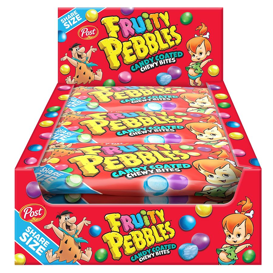 Fruity Pebbles 12 Ct 3.75 Oz Share Size Chew Bites Tray