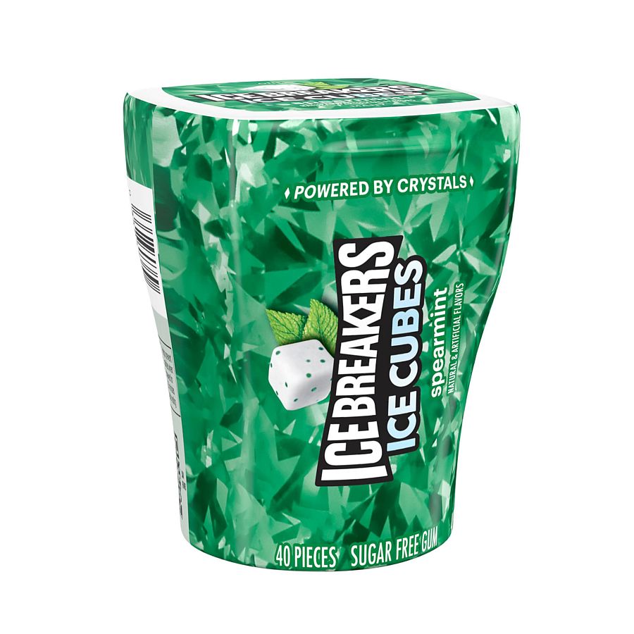 Ice Breakers 6 Ct 40 Piece Cubes Spearmint Tray