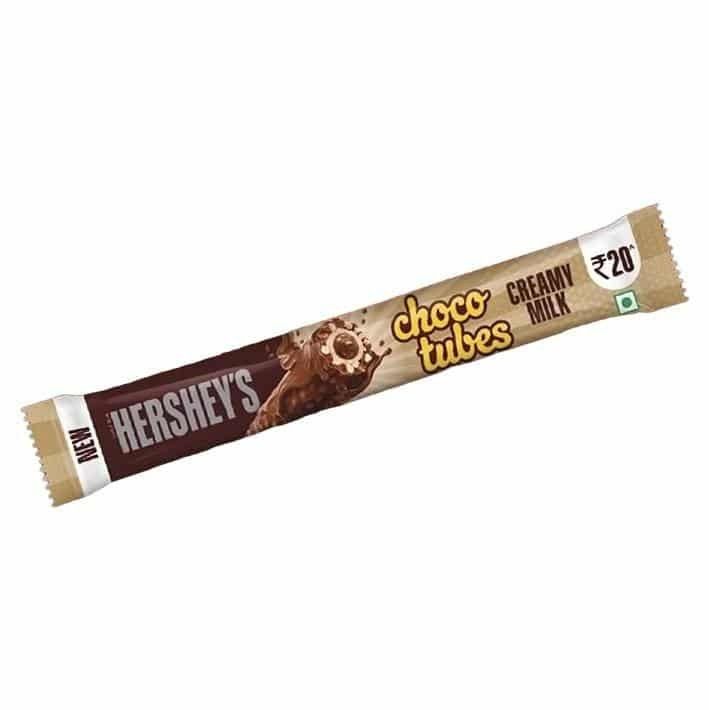 Hershey's Import Choco Tubes Creamy Milk Wafer Bar 23.6g 20ct