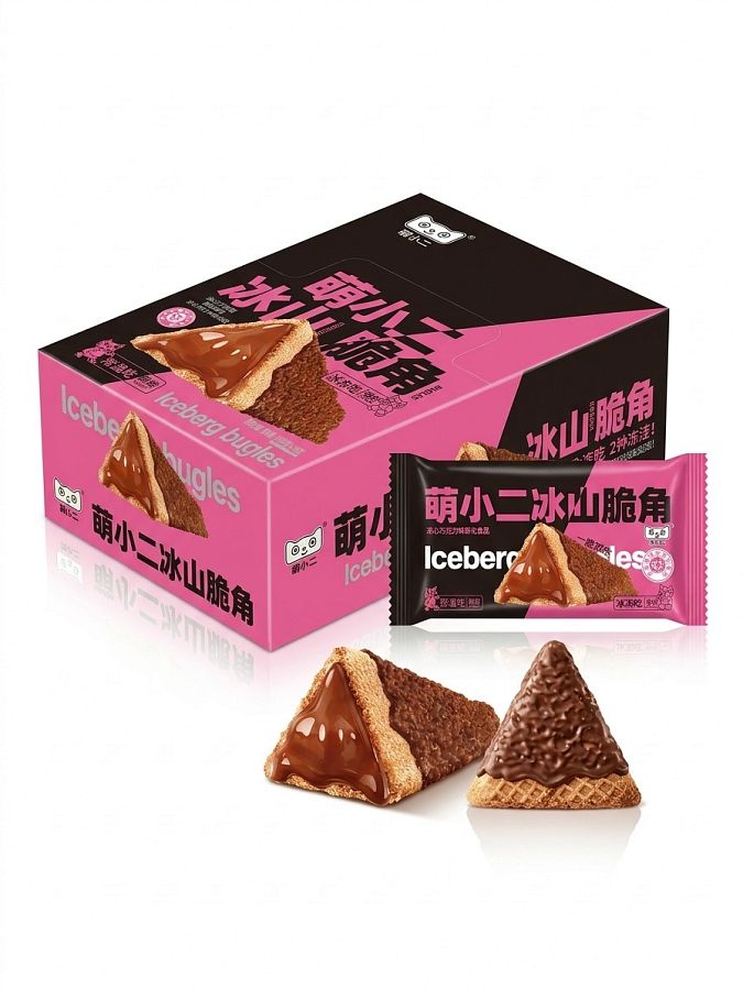 Iceberg Bugles Biscuit Cookie Stick Chocolate 38g King Size 8 ct Tray