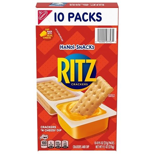Handi Snacks Ritz Crackers N Cheese Dip 0.95 oz 10 ct