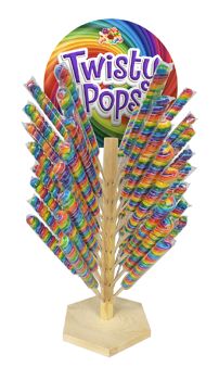 Twisty Pops with Tree Stand Display 48 Count