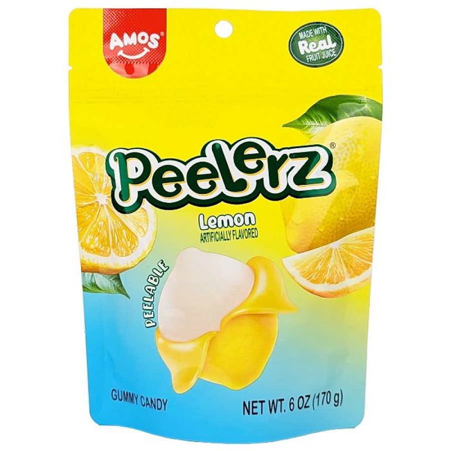 Peelerz Gummy Lemon  12 Count 6 Ounce