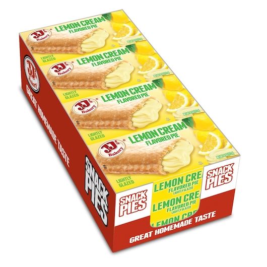 JJ Pie Lemon Cream Pie 4 oz 12 ct