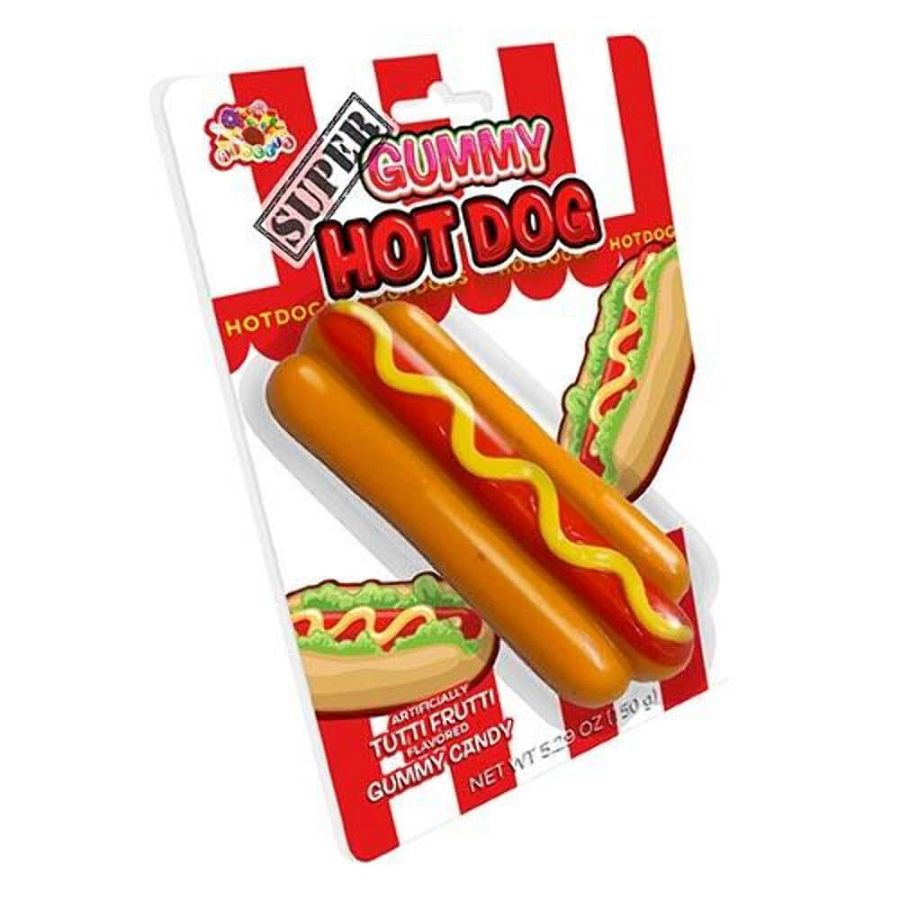 Alberts 5.29 Oz Super Hot Dog Gummy Pack