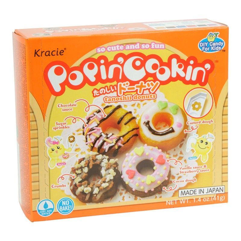 Popin Cookin Japan Tanoshi Donut Kit 1.4oz Box 5 Pack