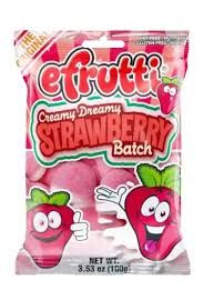 Efrutti Creamy Dreamy Strawberry Batch 12 Ct 3.5 Oz Bags