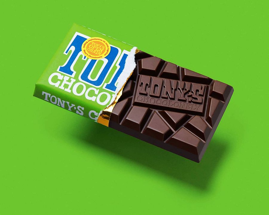 Tony Chocolonely 6.35 Oz Dark Almond Sea Salt Bar