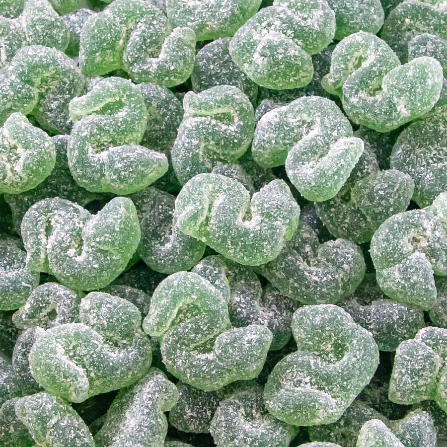 Sour Green Apple Snake Natural Color Jelly Gummies 5.5 lb