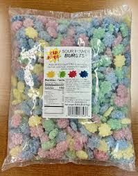 Dorval Quattro Assorted Gummy Sour Power Bursts 6.6 lb