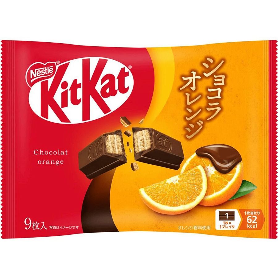Kit Kat Japan Chocolate Orange Minis 4 oz 6 Bags