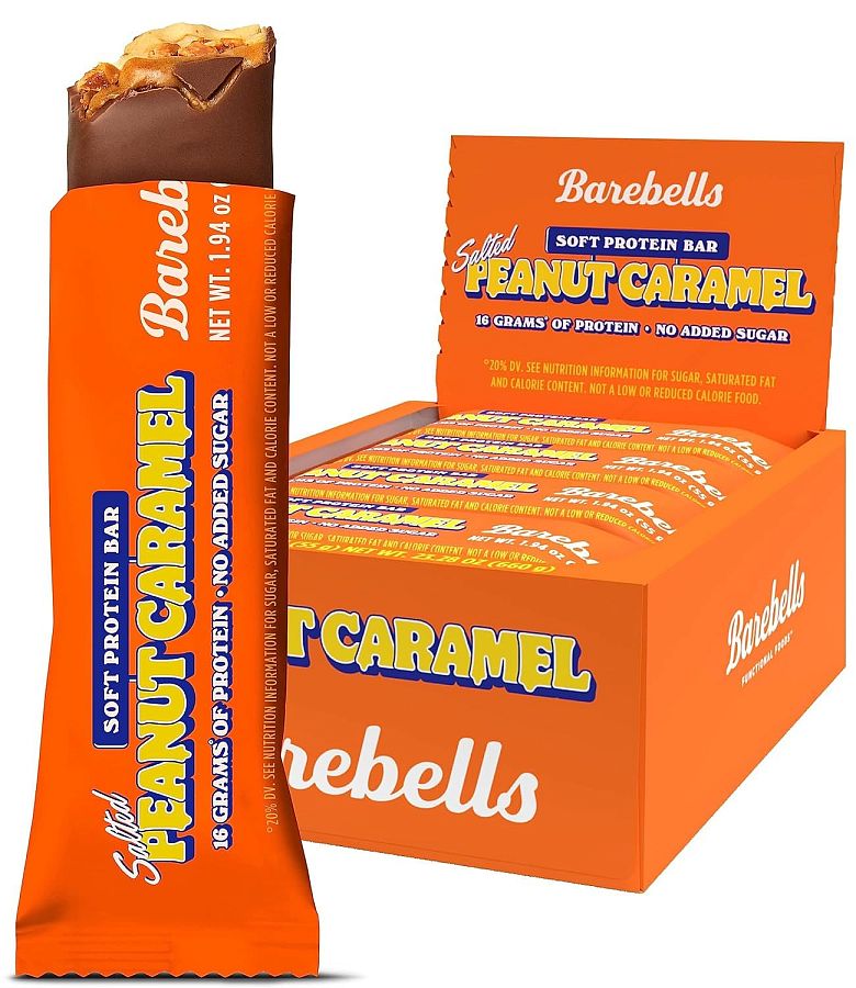 Barebells Protein Bars Salted Peanut Caramel 1.94 oz 12 ct