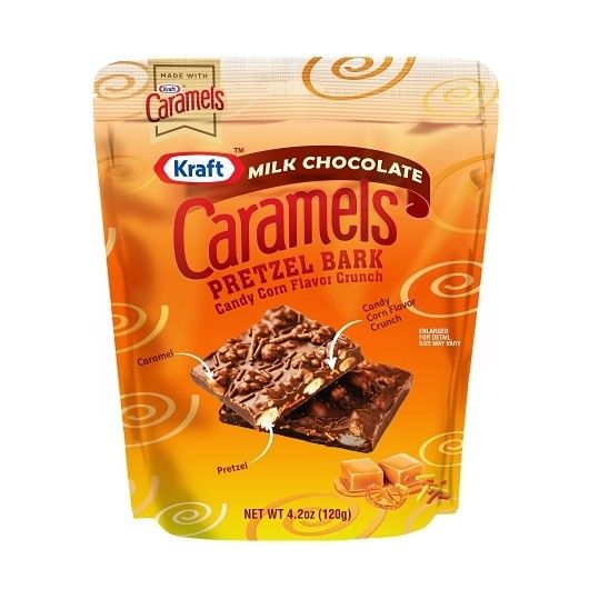 Kraft Caramels Milk Chocolate Pretzel Bark Candy Corn 4.2oz 6 Pack