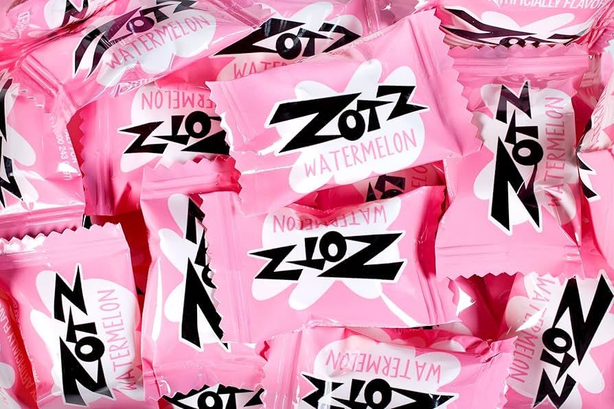 Zotz 46 Ct 8.1 Oz Watermelon Wrapped Bulk