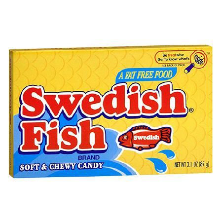 Swedish Fish Red 3.1 ounce 12 count theater box