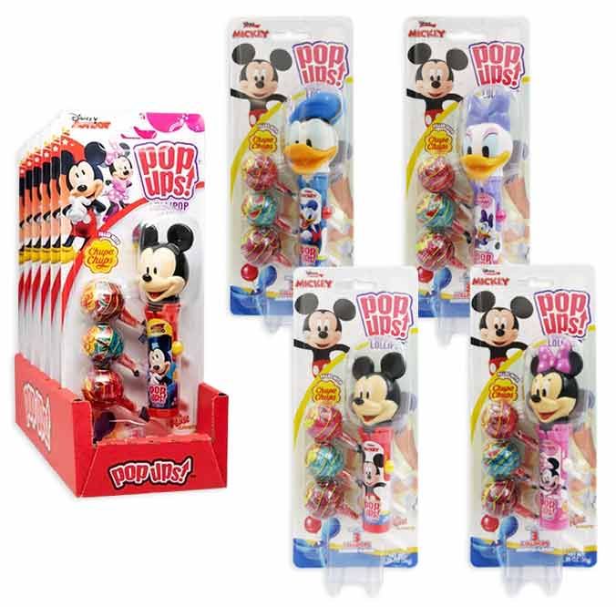 Flix Chupa Chup Disney Jr Pop Ups Lollipop Mickey Mouse 6 ct