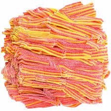 Dorval Sour Power Belts Strawberry Banana 6.6 Pound Bulk