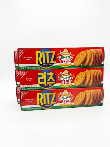 Ritz Korea Import Crackers Mexican Taco  2.57 oz Box 6 Pack