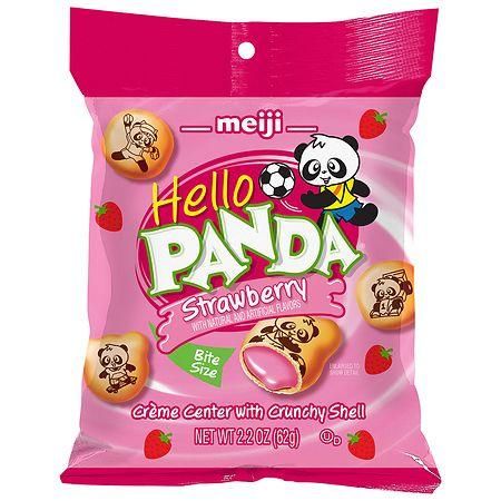 Hello Panda Strawberry 6 Count 2.2 Ounce Bags Tray
