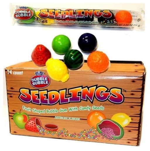 Dubble Bubble Seedlings 2.04 6ct Tube 24 ct