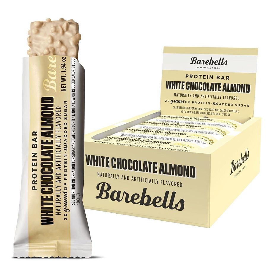 Barebells Protein Bars WHITE CHOCOLATE ALMOND 1.94 oz 12 ct