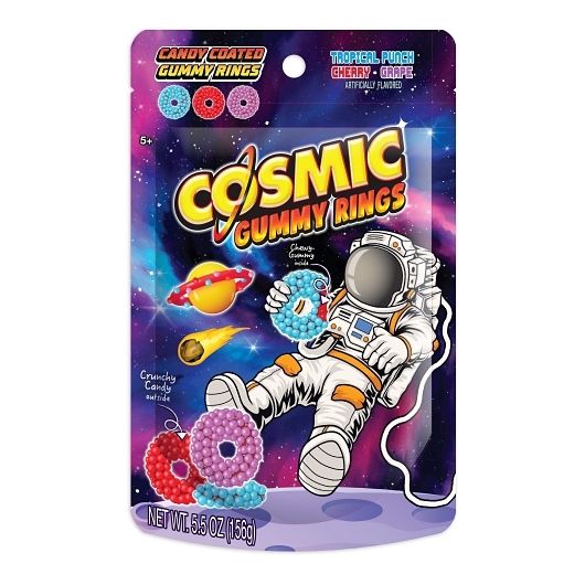 Cosmic 5.5 Oz Gummy Rings Multi Flavor