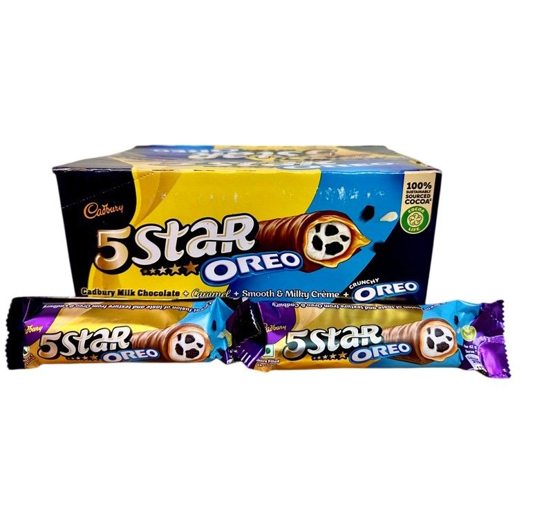 Cadbury Import 5 Star Oreo Milk Chocolate Caramel Bar 23.6g 24ct
