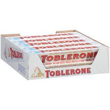 Toblerone White 20 Count 3.52 Ounce Tray