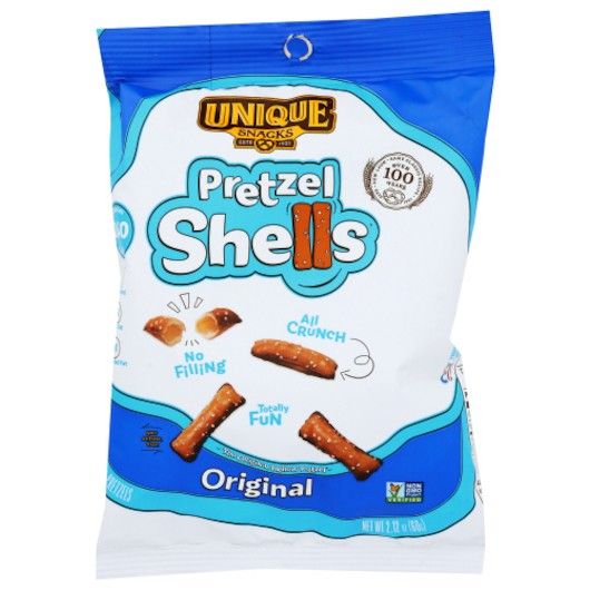 Unique Snacks Original Pretzel Shells 2.1 oz 24 Pack
