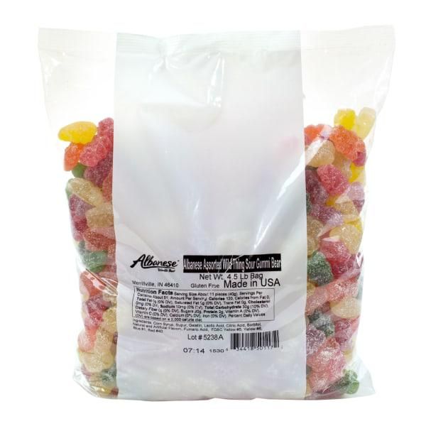 Albanese Sour Gummi Bears 4.5 pound bag