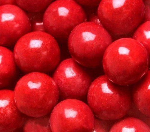 Red Gumballs 1 INCH 2 POUND BAG