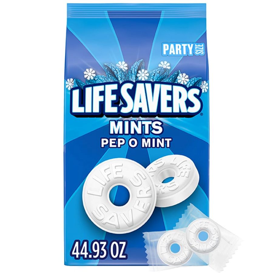Life Savers Pep-O-Mint Breath Mints Individually Wrapped 363 Pieces