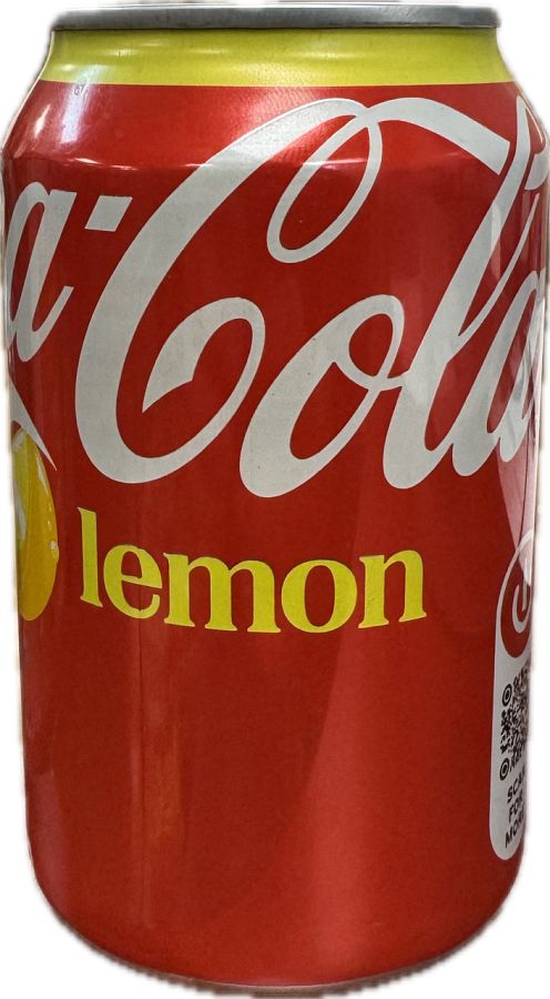 Coca Cola UK Import Coke Lemon Soda Can 330ml 12 ct