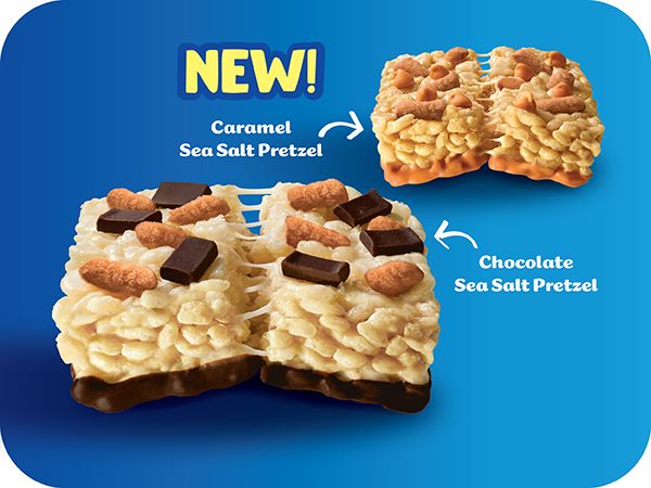 Rice Krispies Treats 12 Ct 2.1 Oz Salted Caramel Mega Size Tray