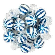 Candyman Jumbo Blue Raspberry Balls 120 Ct 2.64 Pound