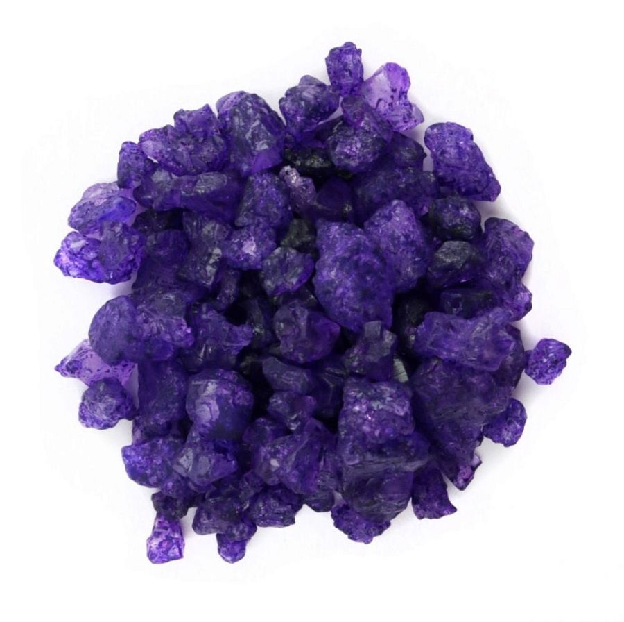 Rose's Rock Candy Crystals Bulk Grape Purple 5lb