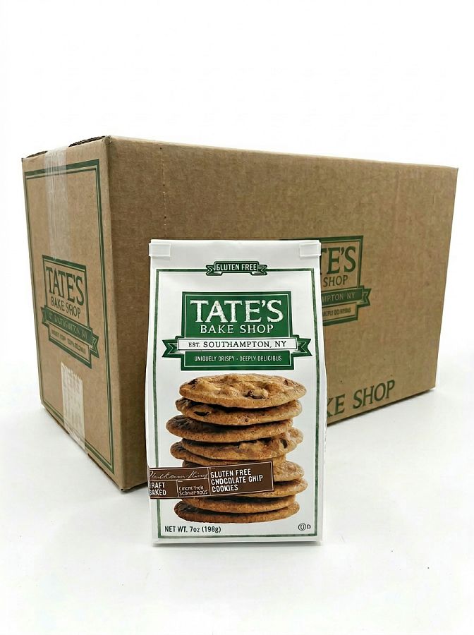 Tate's Bake Shop Gluten Free Chocolate Chip Cookies Bag 7oz 6ct