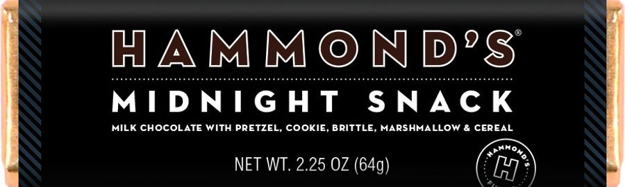 Hammond's Midnight Snack Mixed Chocolate Bar 2.25 oz 12 ct