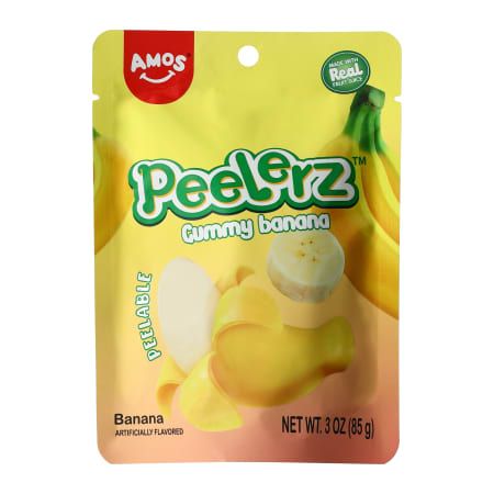 Peelerz Gummy Banana 12 Count 3 Ounce Bags