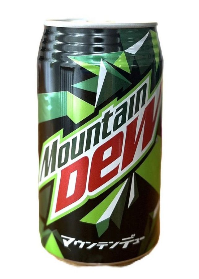 Mountain Dew Japan Import Soda Can 11.83 oz 6 Pack