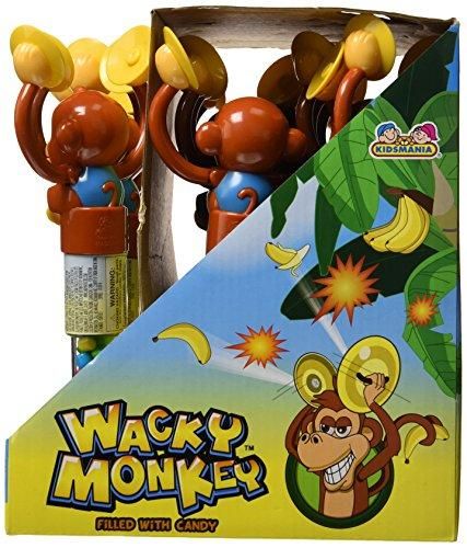 Kidsmania 12 Ct 0.42 Oz Wacky Monkey Candy Filled Toys