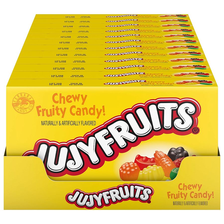 Jujyfruits Chewy Fruity 5 ounce 12 count theater box