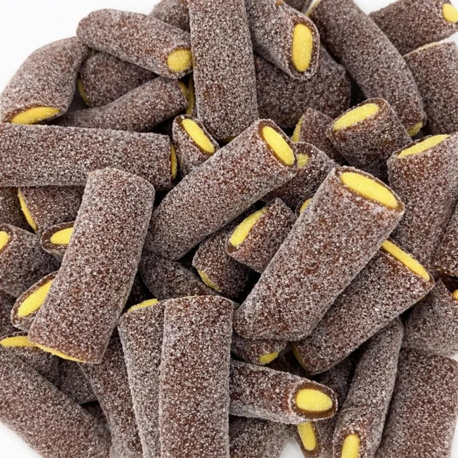 Vidal Import Swedish XL Sour Cola Strips Fruit Candy 2.2 lb