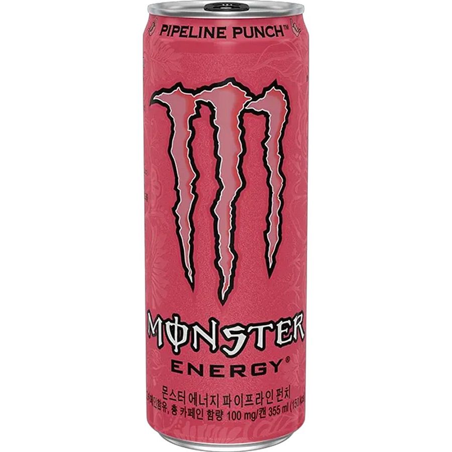 Monster Energy Korea Import Pipeline Punch Tropical Flavor 12oz Pack of 12