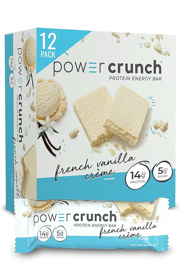 Power Crunch Protein Wafer Bars French Vanilla 1.4 oz 12ct
